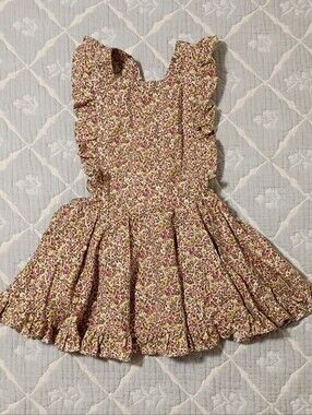 Numi Floral Pinafore w/ attached Bloomer 4T